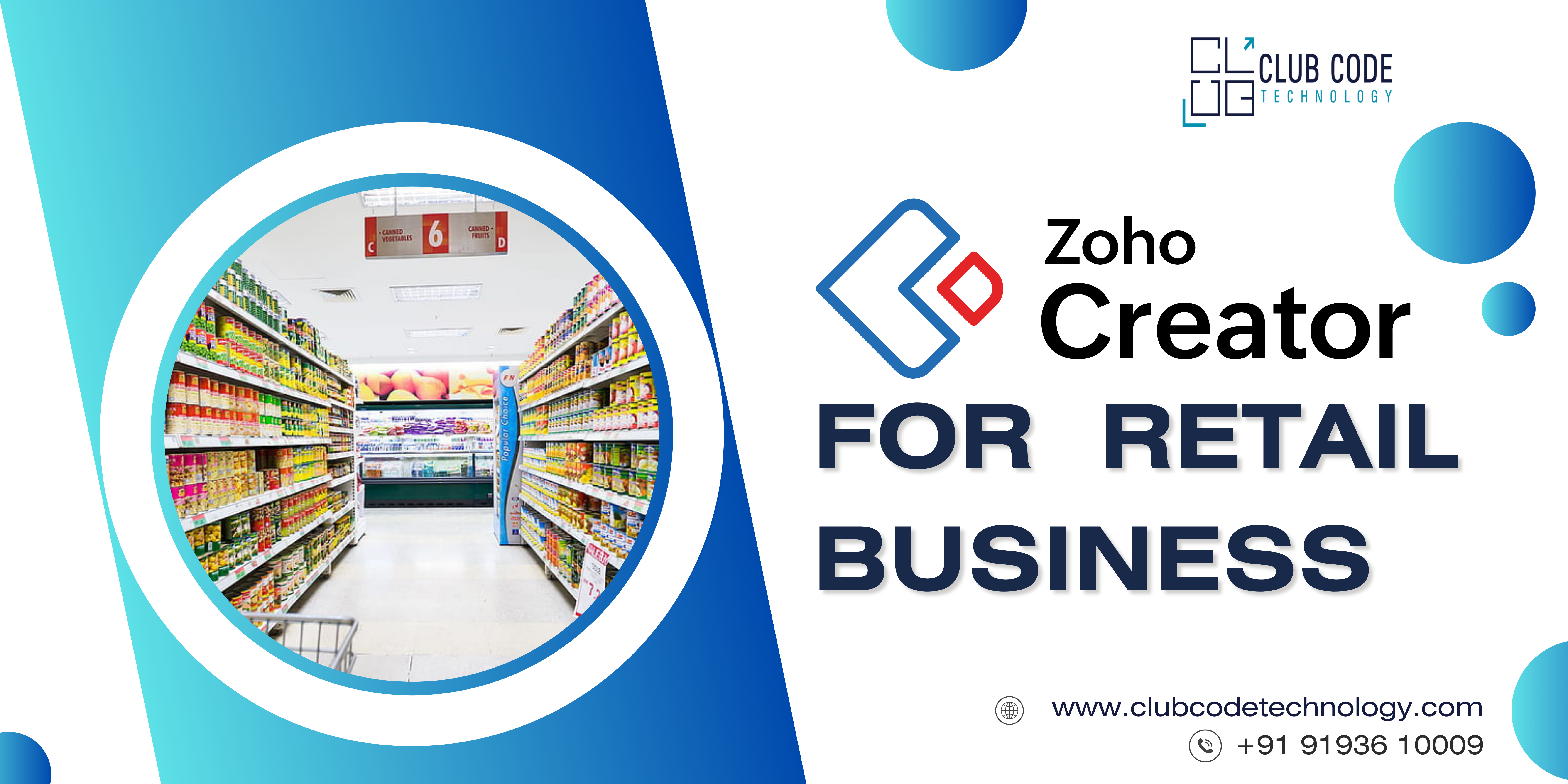 Zoho Creator for Retail Business

