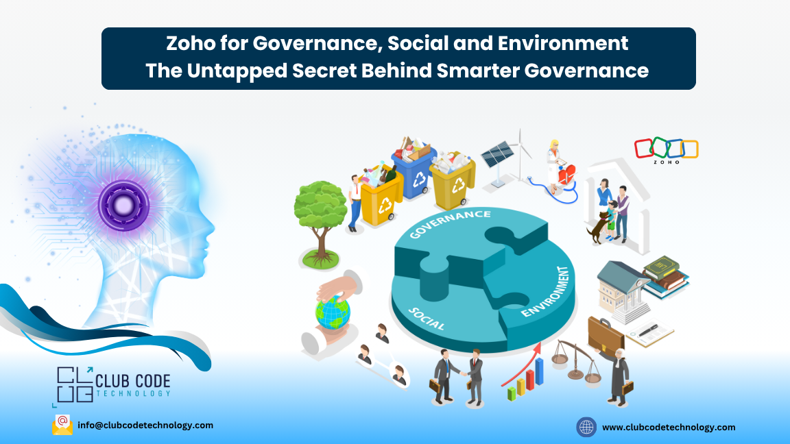 Zoho for Governance, Social and Environment The Untapped Secret Behind Smarter Governance